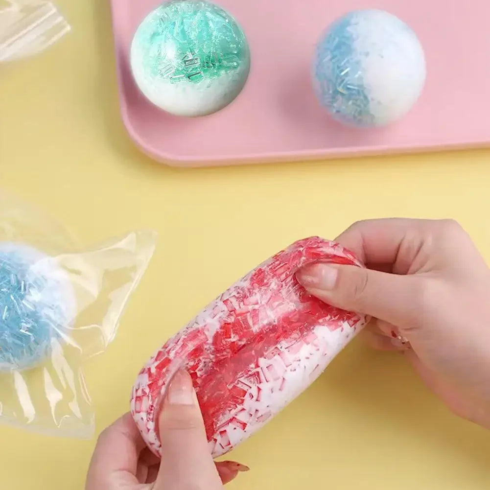 Crushed Ice Squishy Fidget Ball 1-20PCS | Soft Sensory Squeeze Toy