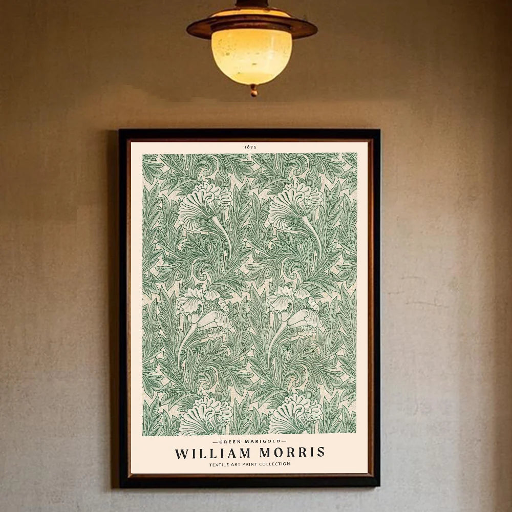 William Morris Animals & Flowers Wall Poster | HD PVC Art