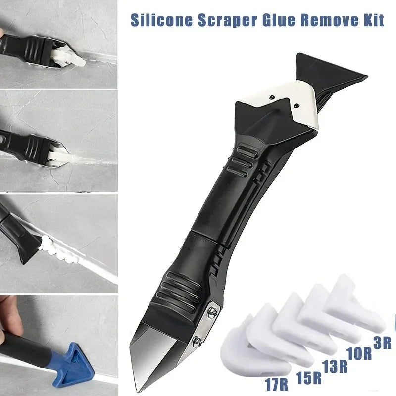 Caulk & Silicone Scraper Tool | Window & Glass Cleaner Scraper Cleaning Tool Peaceful Pleasures Health and Wellness