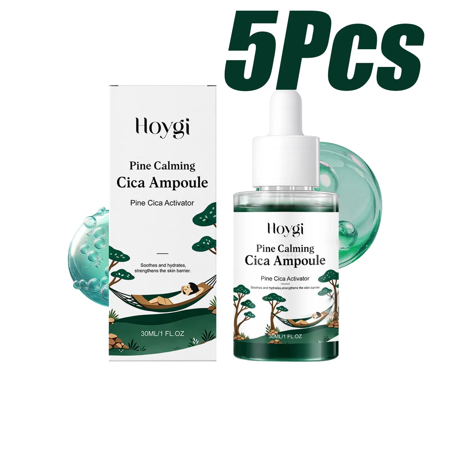Pine Cica Ampoule Serum – Hyaluronic Acid & Centella Asiatica