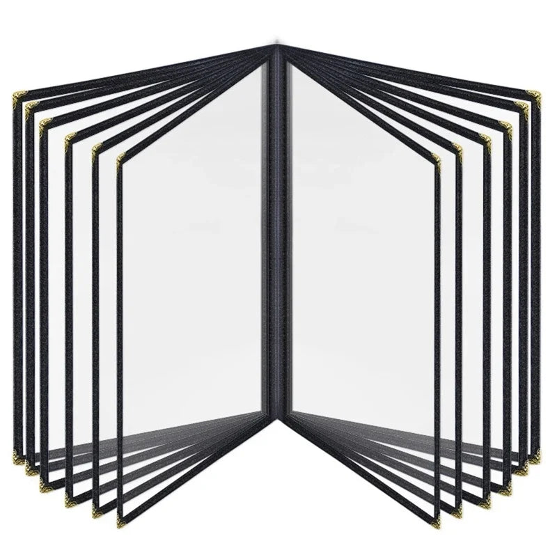 A4 PVC Transparent Menu Cover | Restaurant Menu Holder
