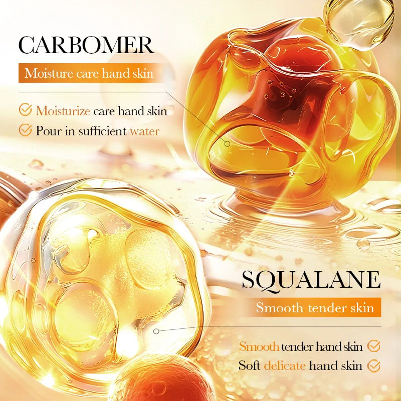 SADOER Honey Milk Hand Mask Gloves – 5 Pairs, 24Hr Moisture