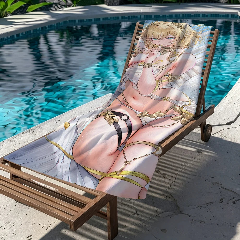 Honkai Star Rail Aglaea Quick-Dry Beach Towel | Soft Pool Towel