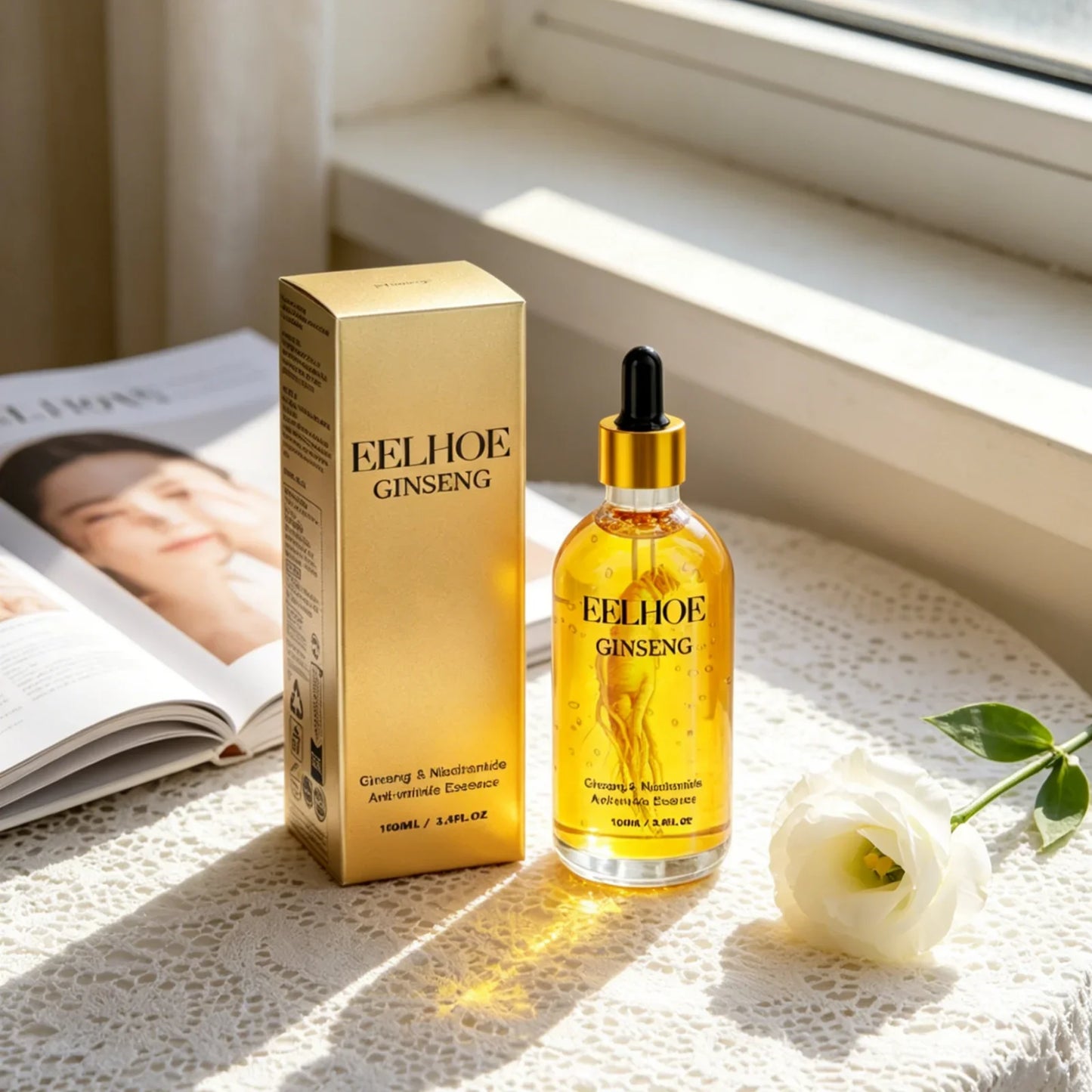 EELHOE Anti-Wrinkle Face Serum – Niacinamide & Ginseng