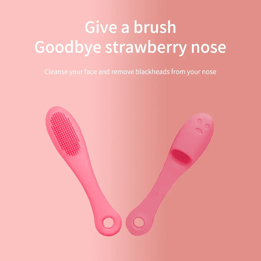 Silicone Face & Nose Scrub Brush | Exfoliating Cleansing Tool Facial Cleansing Brush Peaceful Pleasures Health and Wellness