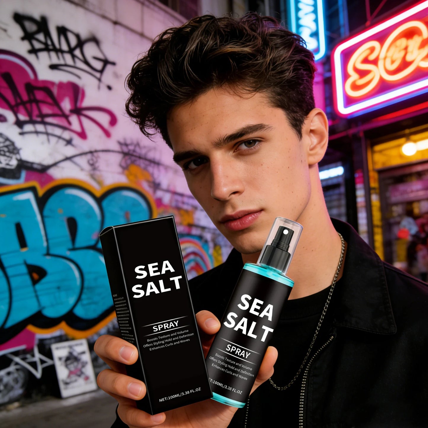Sea Salt Hair Spray – Volumizing, Thickening & Texturizing