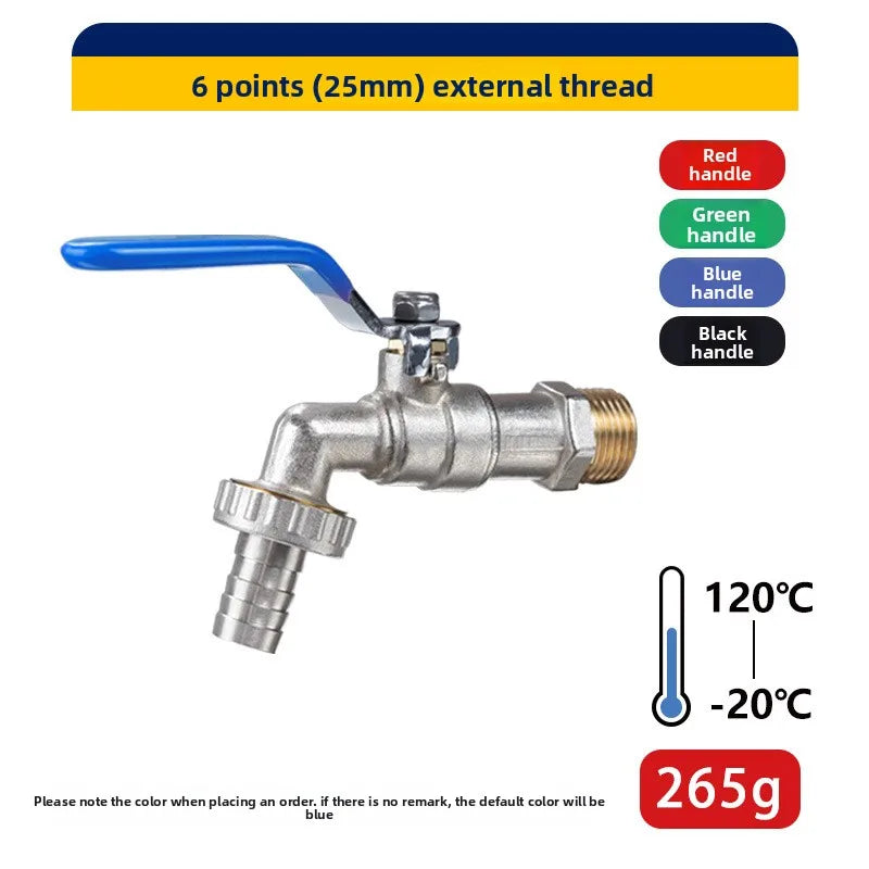 1/2" Brass IBC Tank Faucet | Antifreeze Garden Water Tap Valve