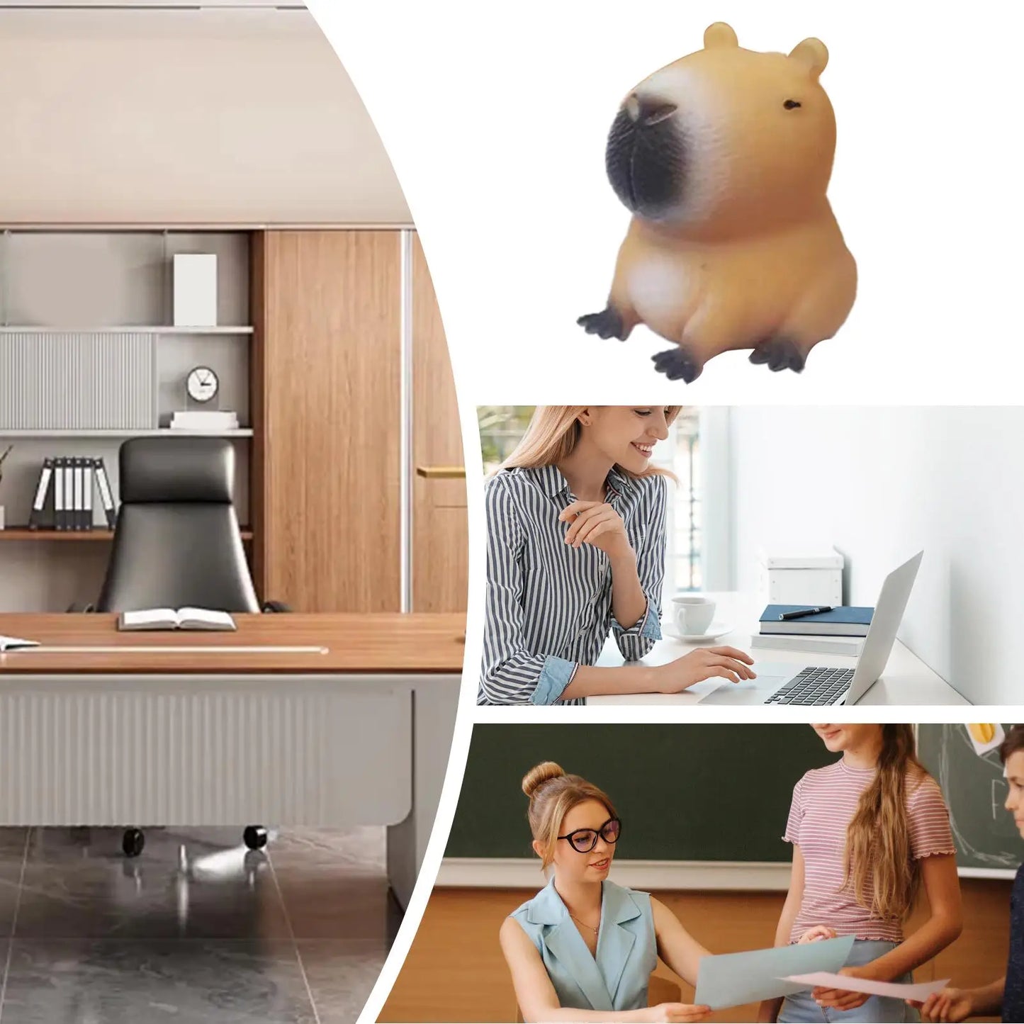 Capybara Squeeze Toy | Cute Squishy Fidget Animal Toy