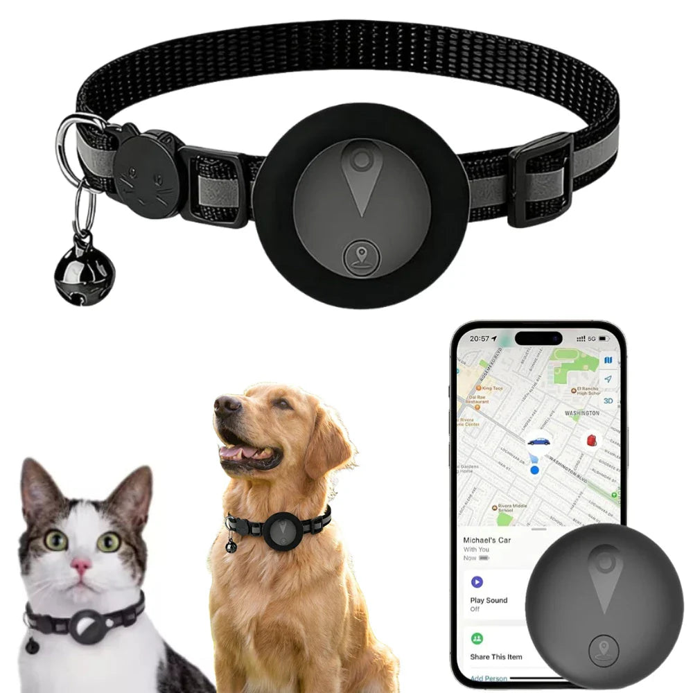 Pet GPS Tracker & Reflective Collar – Cats & Dogs Anti-Lost