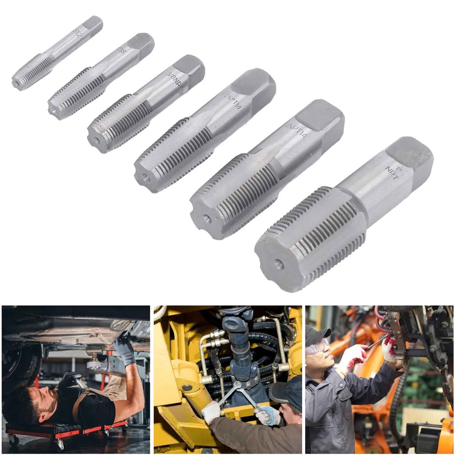 Pipe Tap NPT 3 1 Carbon Steel Thread Tapping Tool PVC Plumbing