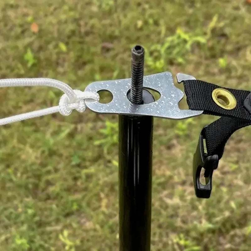 Stainless Steel Guyline Tensioner Rope Adjuster Buckle | Camping Guyline Tensioner Buckle Peaceful Pleasures Health and Wellness