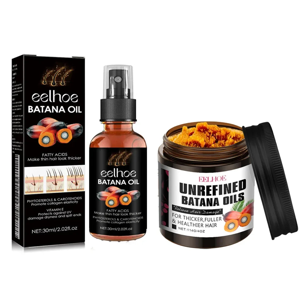 Batana Hair Conditioner & Spray Kit – Deep Repair 2pc Set Peaceful Pleasures Health and Wellness Default Title