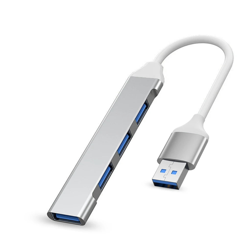 4-Port USB 3.0 Type-C Hub Splitter | 5Gbps OTG Adapter