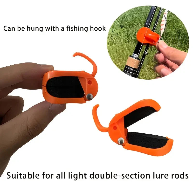 2- Quick-attach Fishing Rod Clip-tool-free Hand Holder 2-Piece