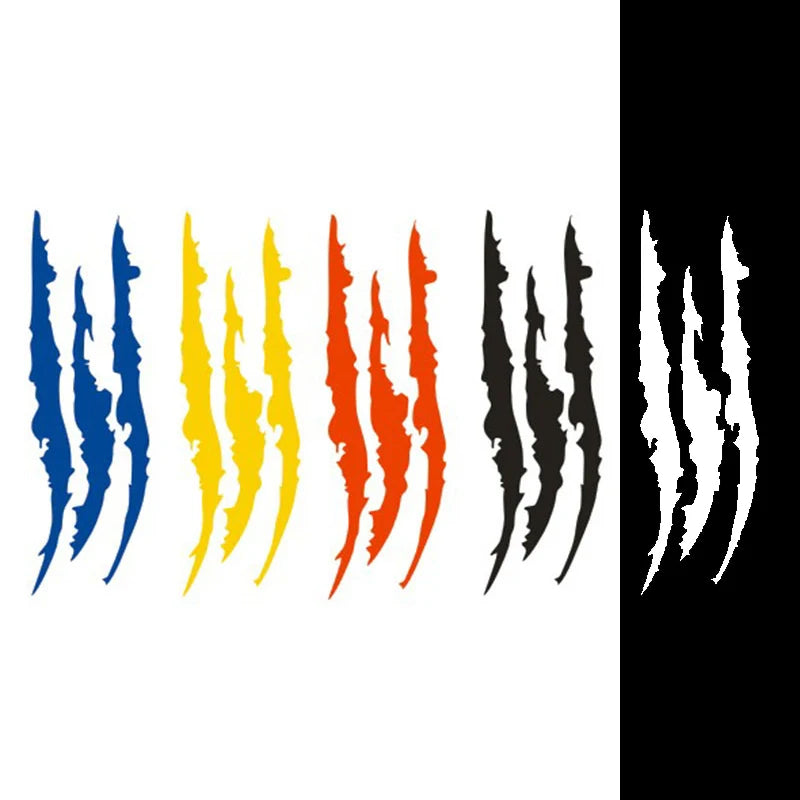 Car Sticker Reflective Monster Claw Scratch Stripe Marks Headlight Decal Auto Exterior Waterproof Vinyl Decal Car Accessories Peaceful Pleasures Health and Wellness