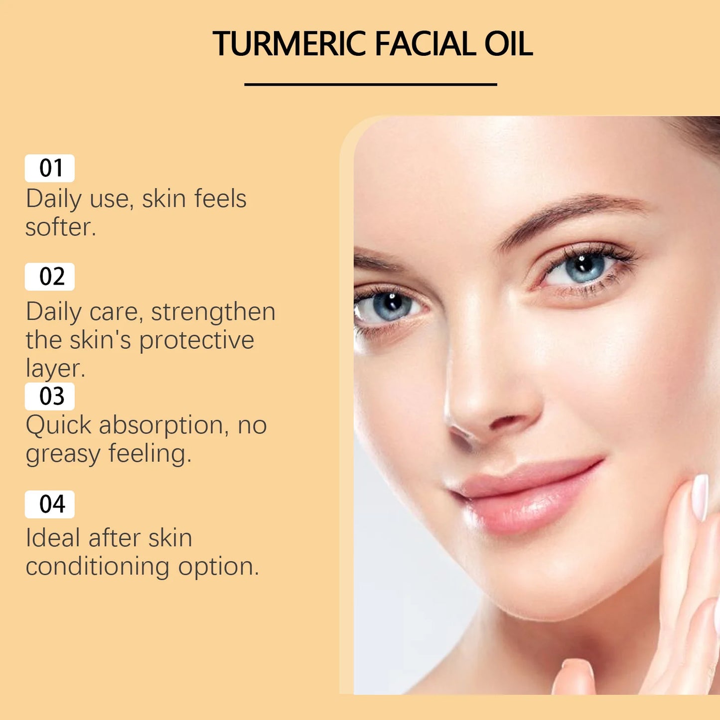 Turmeric Facial Essence Oil – Brightening & Dark Spot Fade
