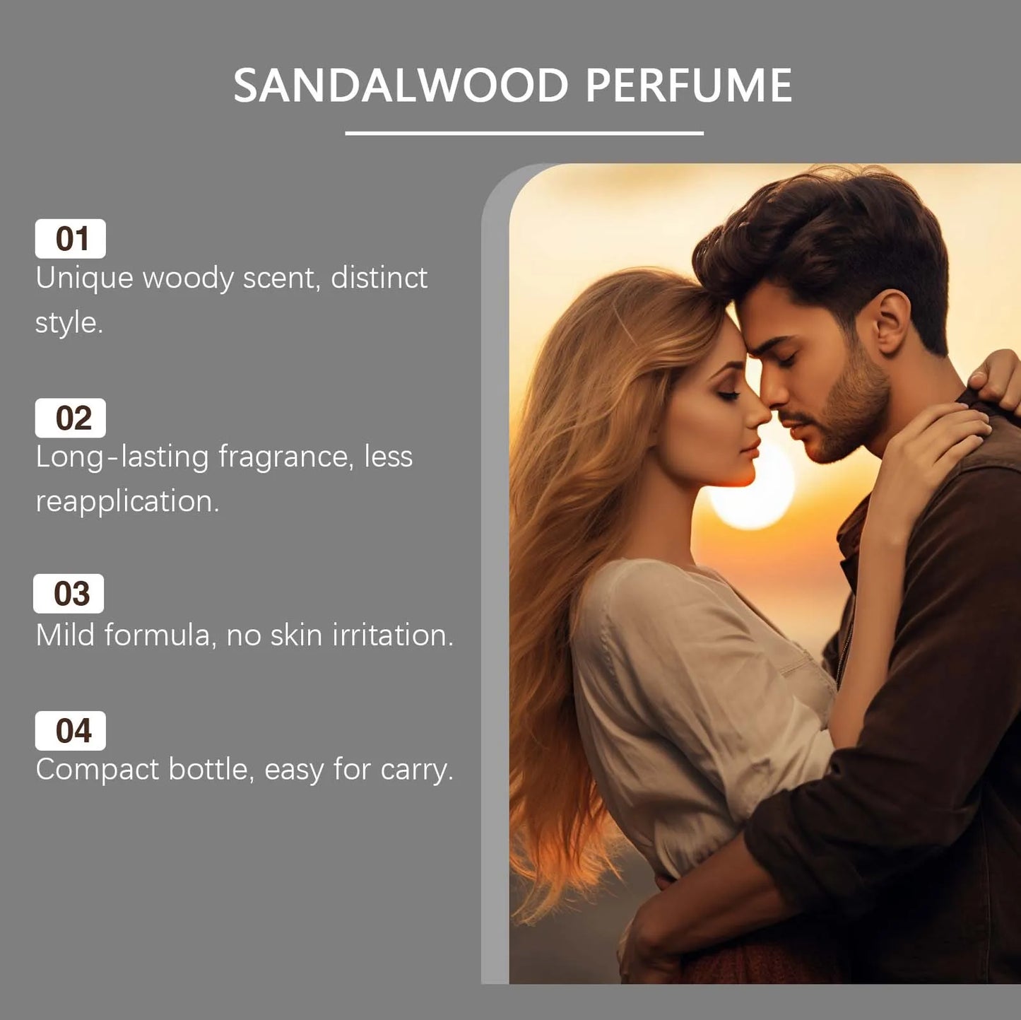 Sandalwood Forest Couple Eau de Toilette | Woody Fresh 50ml