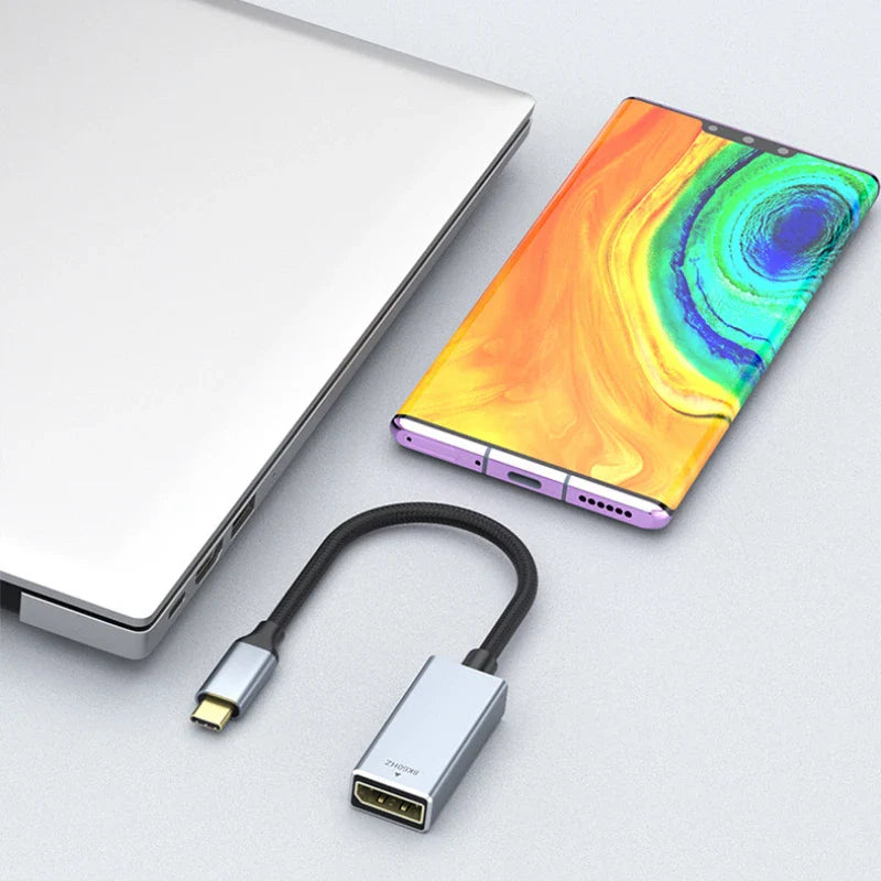 USB-C to DisplayPort 1.4 Cable – 8K@60Hz, 4K@144Hz