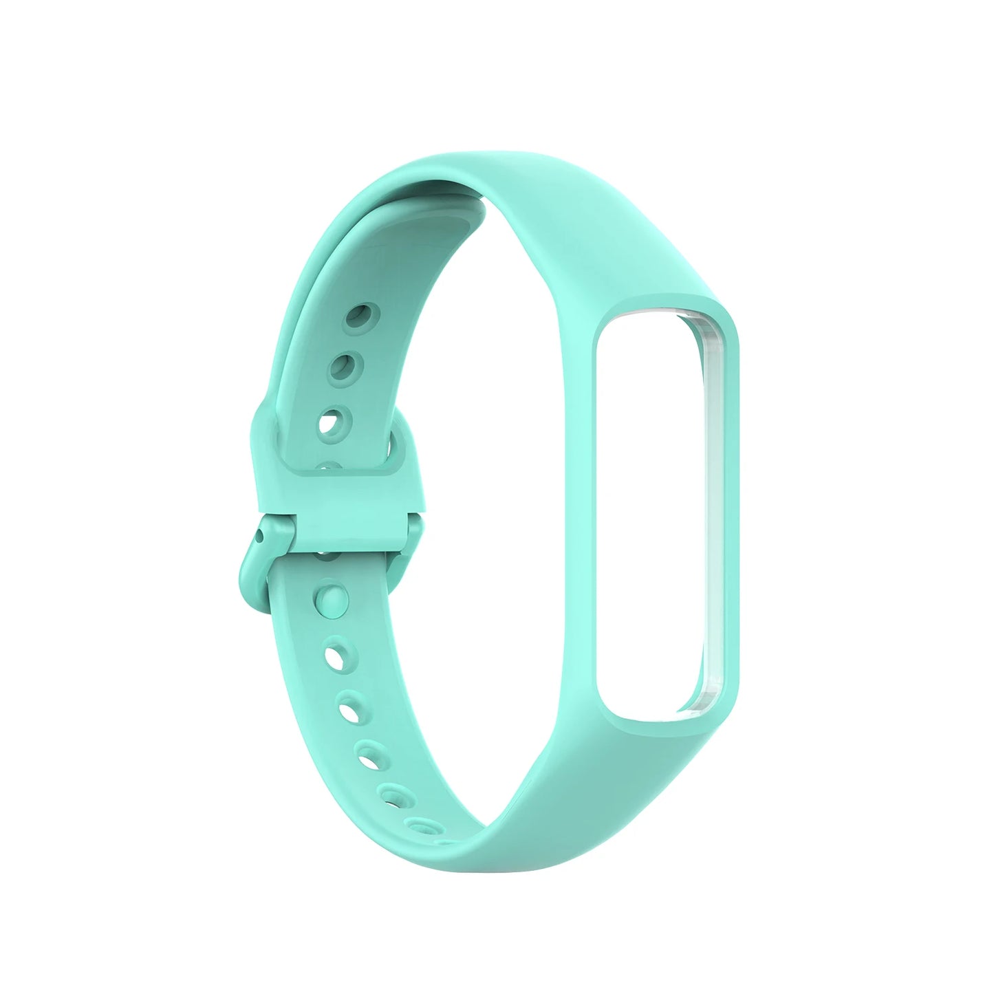 Samsung Galaxy Fit 2 SM-R220 Silicone Replacement Band Strap Peaceful Pleasures Health and Wellness green