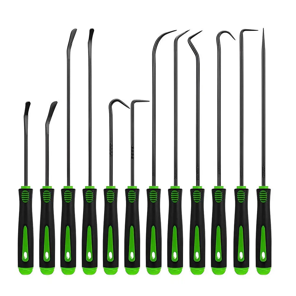12-Piece Precision Pick & Hook Set – Oil Seal O-Ring Remover