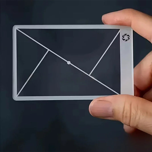 Golden Ratio Viewfinder Ruler | Fibonacci Composition Art Tool Art Composition Ruler Oasis Select