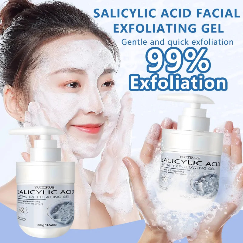 Salicylic Acid Exfoliating Gel – Pore Cleanser Face & Body Exfoliating Gel Peaceful Pleasures Health and Wellness
