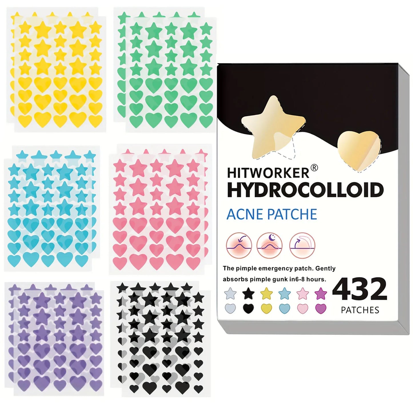 Hydrocolloid Acne Patches – Invisible & Waterproof | All Skin Types