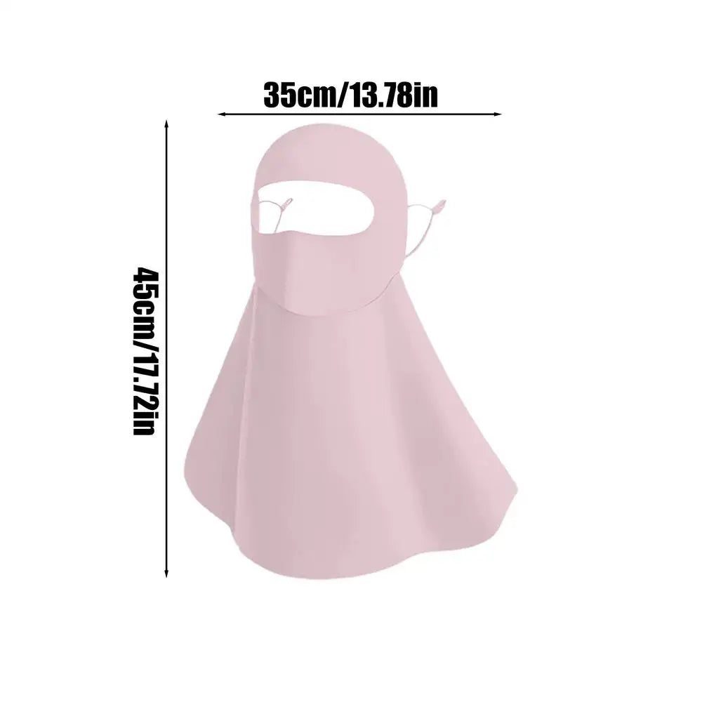 UV Protection Full Face Mask – Breathable Outdoor Sun Cover