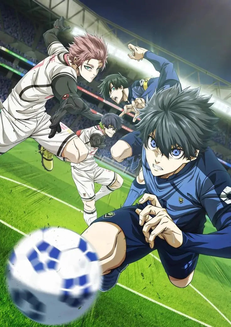 Blue Lock Anime Canvas Poster – HD Football Wall Art Decor