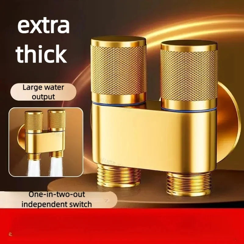 YANKE Dual Control Bathroom Faucet | 2-Outlet Filling Valve