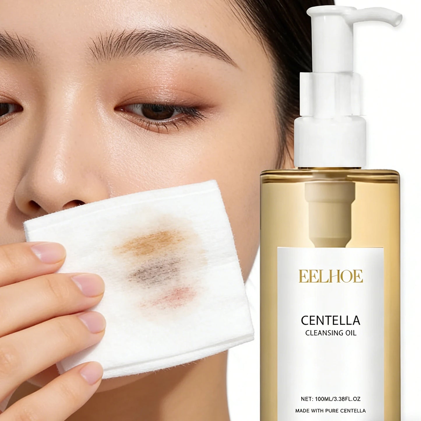 Centella Cleaning Oil Deeply Moisturizing Effectively Cleaning Makeup and Dirt Soothing Skin Gentle Cleansing Makeup Remover Oil Peaceful Pleasures Health and Wellness