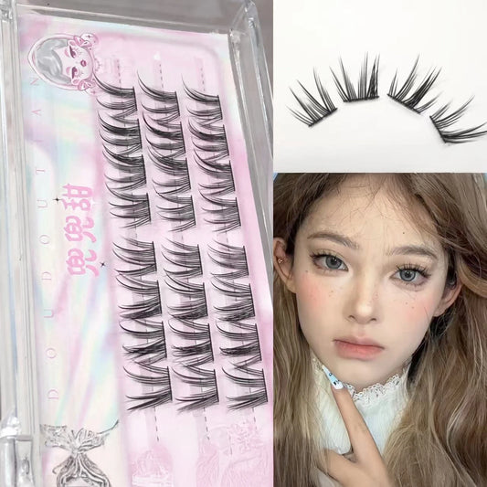 DIY Cluster False Lashes – Wispy Fly Fish Tail Style False Eyelashes Peaceful Pleasures Health and Wellness
