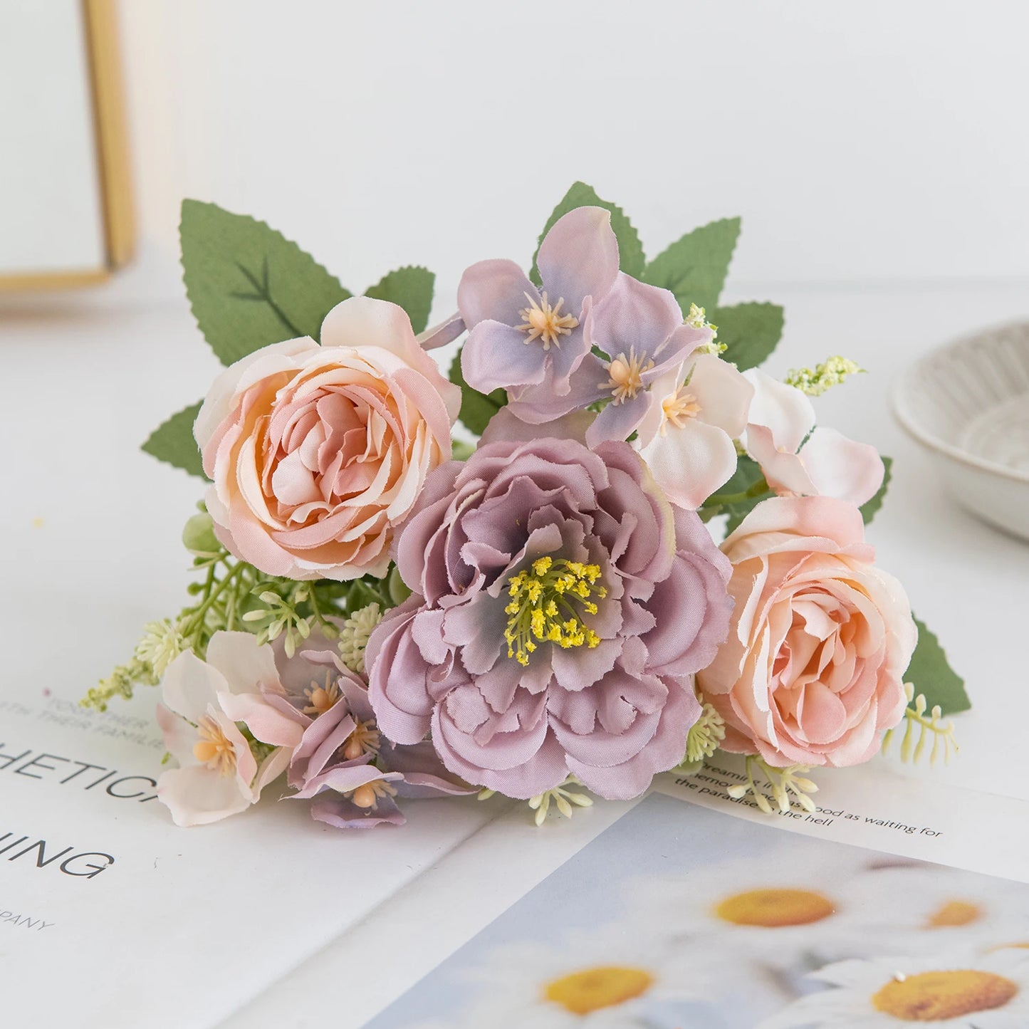 Silk Peony Artificial Flower Ball – Wedding & Home Decor