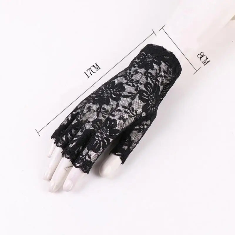 Women's Lace Fingerless Gloves – Bridal, Wedding & Cosplay