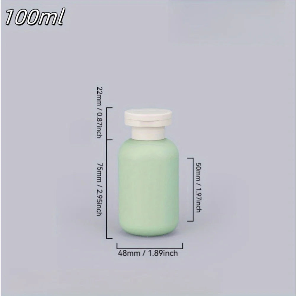 3-Pack Leak-Proof Refillable Travel Bottles | Flip Cap