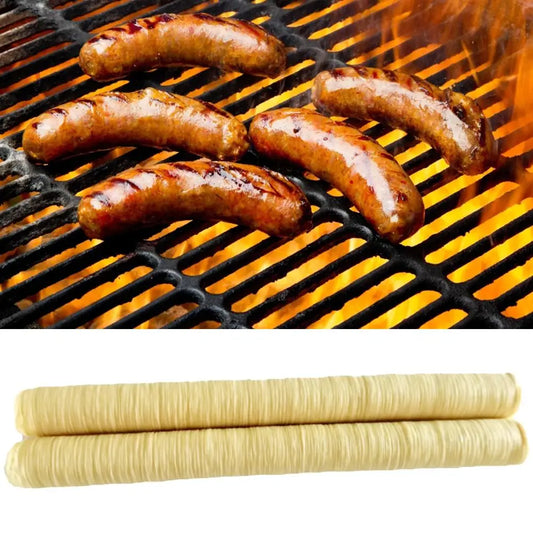Edible Collagen Sausage Casings 26mm x 14m | Homemade Sausage Sausage Casing Peaceful Pleasures Health and Wellness