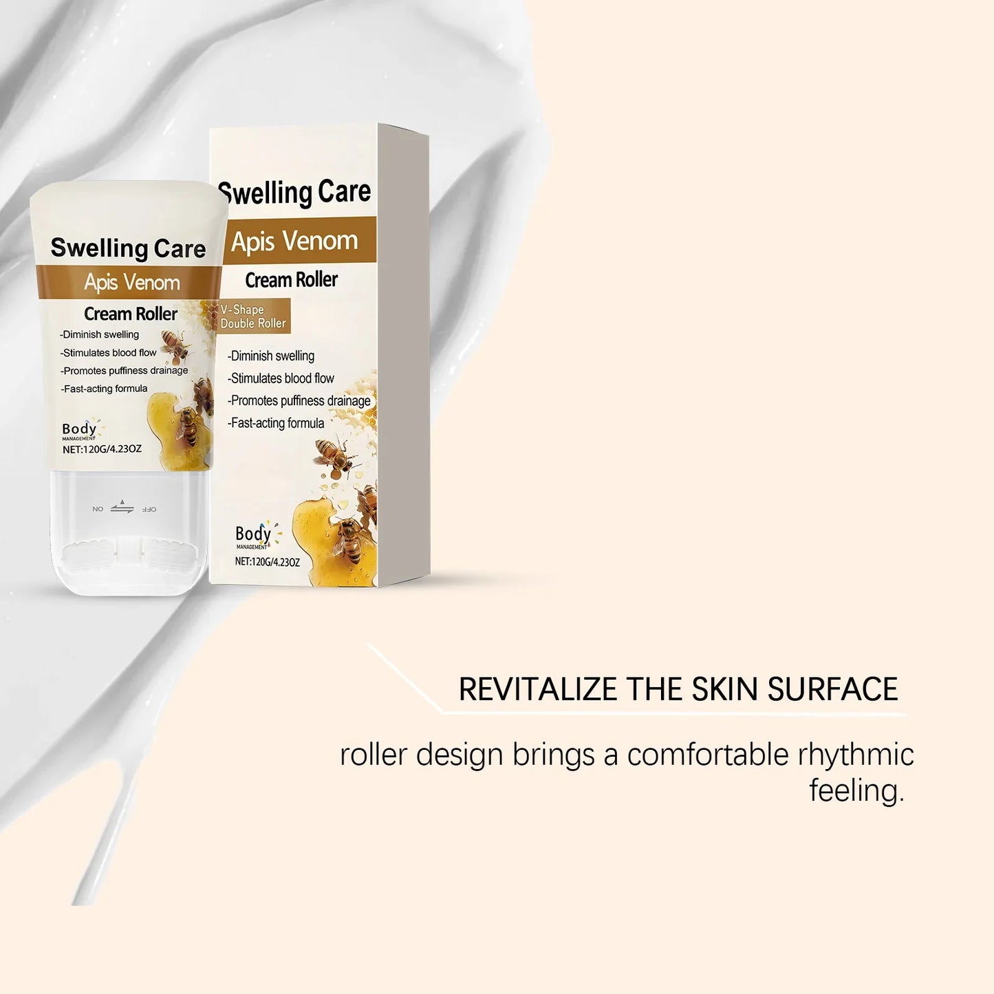 Hydrating Neck Roller Cream – Firms, Plumps & Moisturizes