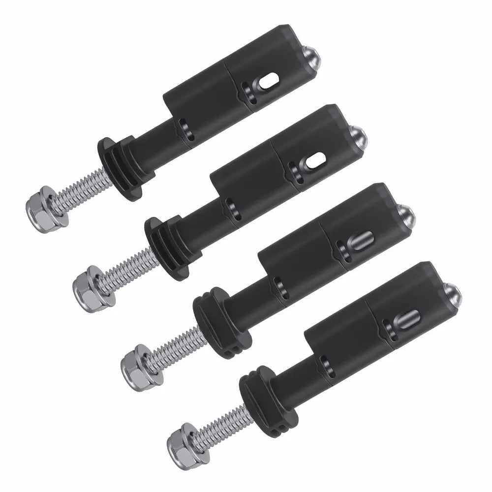 4 PCS Lockable Design Mounting Pins Compatible with MaxTrax MKII 140MM Length Traction Board Mount Pins Stainless Steel Peaceful Pleasures Health and Wellness