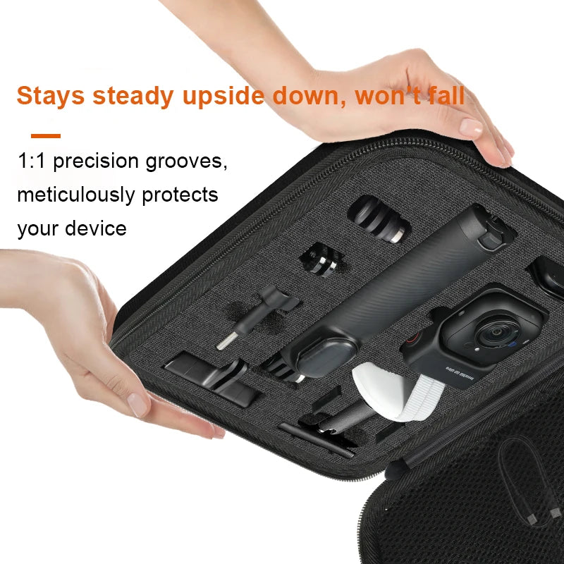 360° Protection Carrying Case For Insta360 Go Ultra Hardshell Storage Bag Waterproof Case For Insta360 Go Ultra Accessories Peaceful Pleasures Health and Wellness
