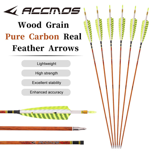 6 Wood Skin Carbon Arrows 32 ID6 2 Spine 400 500 600 700 5 Real Peaceful Pleasures Health and Wellness 12pc Spine 600