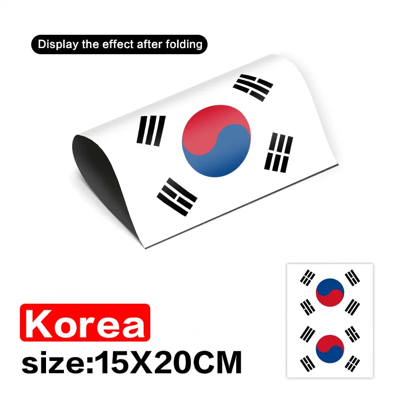 US Flag Car Sticker | Waterproof Patriotic Window Decal