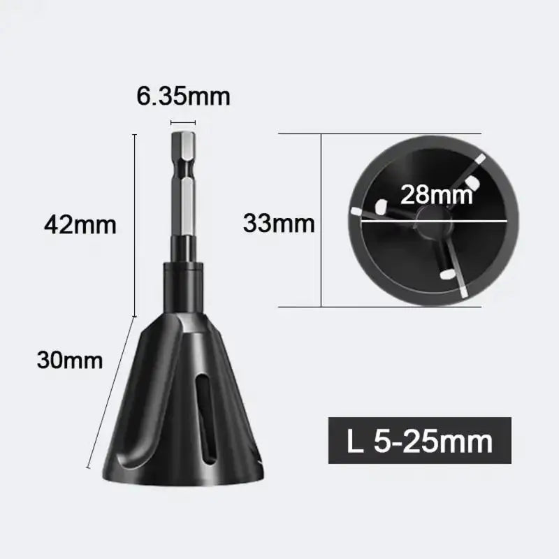 Hex Deburring & Chamfering Tool | Tungsten Steel Drill Bit