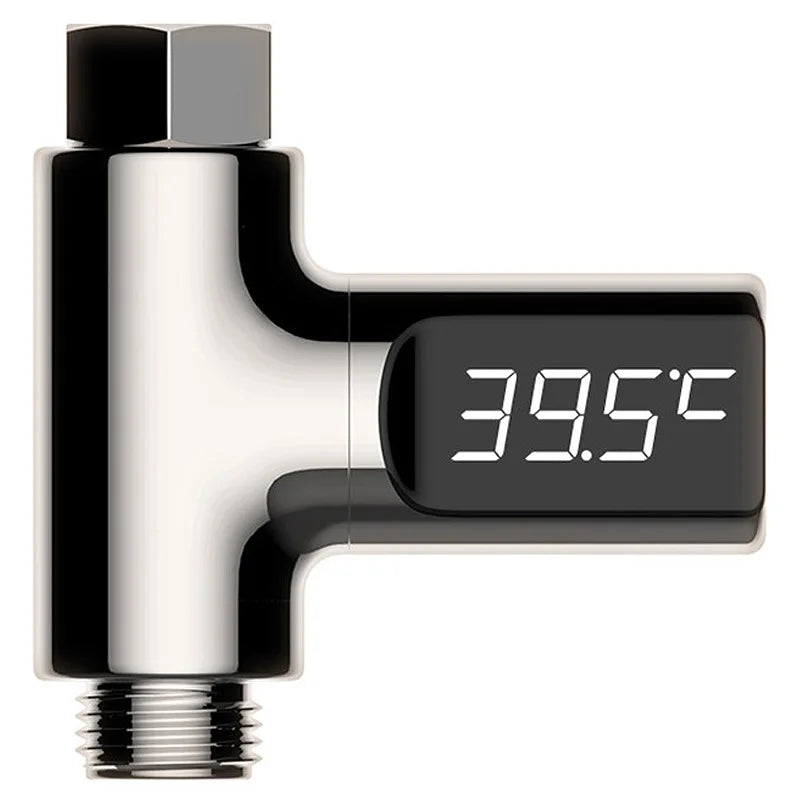 LED Digital Water Thermometer 5-85℃ High Accuracy Baby Care Energy Smart Meter Bathroom Shower Self-Powered Temperature Monitor Peaceful Pleasures Health and Wellness 1st Generation