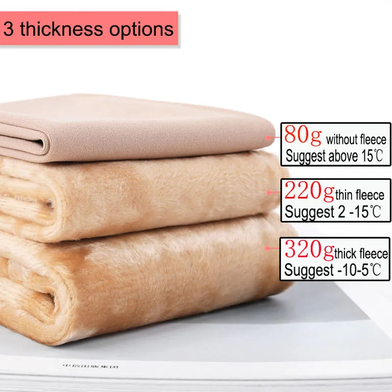 Women's Thermal Fleece Tights – Warm Velvet Pantyhose Winter