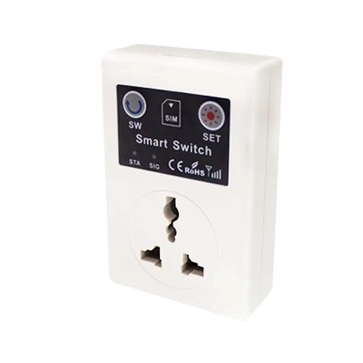 *ABDH GSM Power Socket Intelligent Relay Switch Smart Remote Control Home Automation Appliance By Phone Call SMS APP UK Plug Peaceful Pleasures Health and Wellness