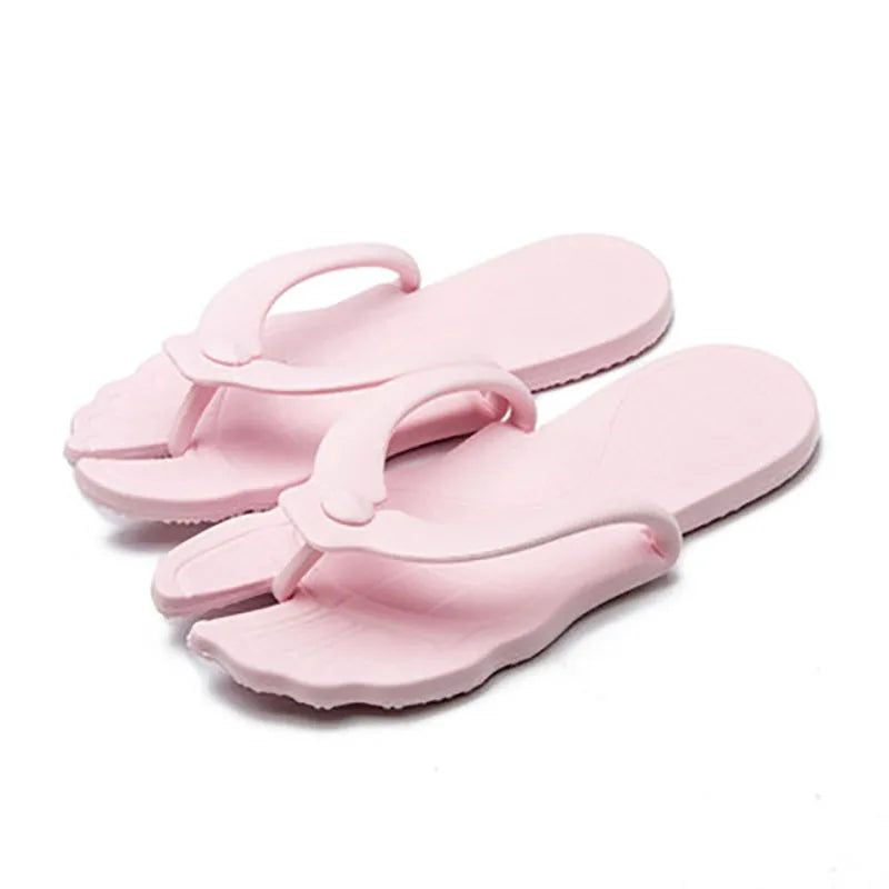 Portable Folding Travel Flip Flops – Waterproof Beach Slippers