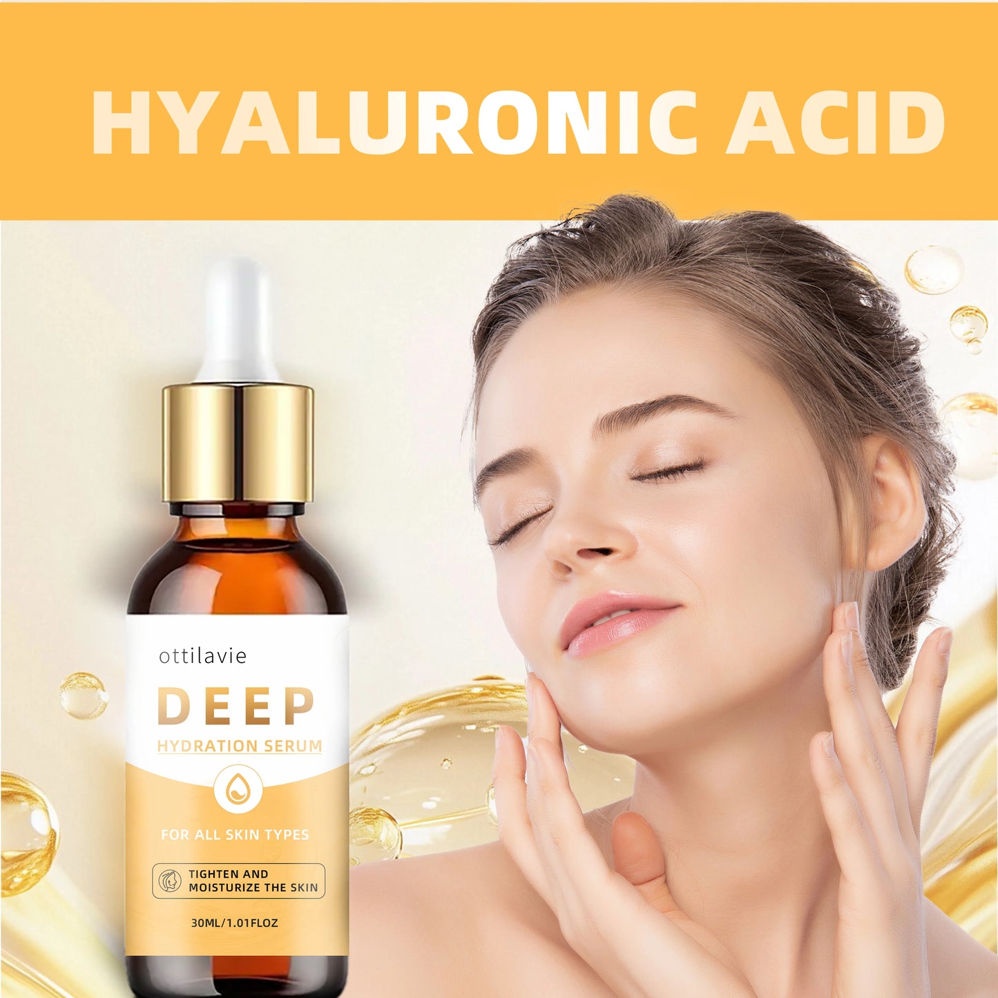 Deep Hydrating Serum with Retinol, Niacinamide & Hyaluronic Acid | For All Skin Types | Perfect for Gifting Peaceful Pleasures Health and Wellness