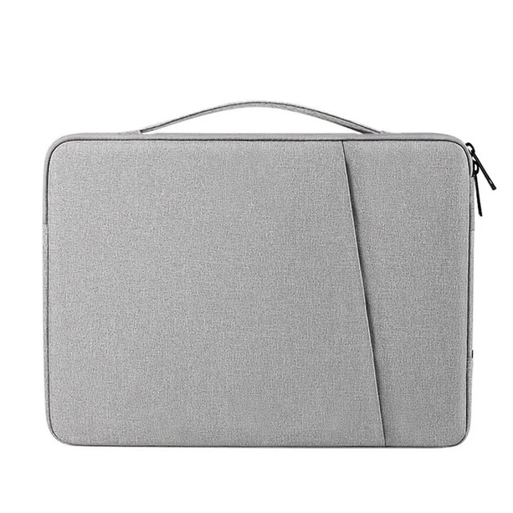 With Handle Portable Laptop Bags Lightweight Ultra Thin Laptop Case Soft Material Dual Zipper Computer Notebook Sleeve Peaceful Pleasures Health and Wellness Grey 13-inch