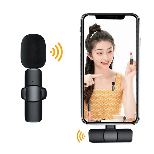 AyeBeau Dual Wireless Lavalier Mic for iPhone & Android Wireless Lavalier Mic Oasis Select