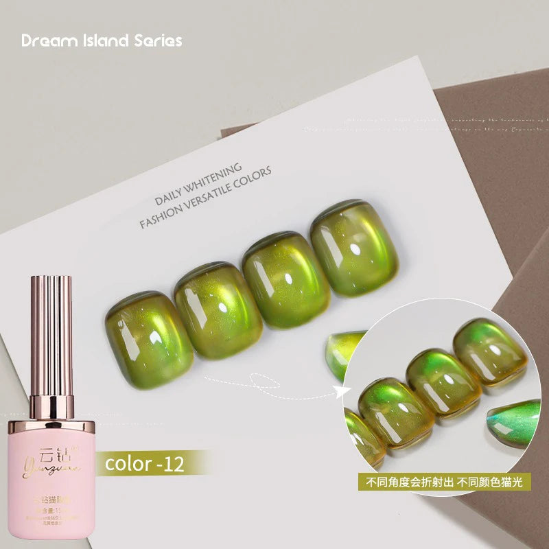 36-Color Magnetic Cat Eye Gel Polish Set | UV/LED Nail Kit